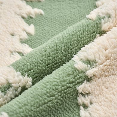 Pack of 2 Plush Decorative Pillow Covers Boho Soft Cozy Cushion Cases for Bedroom 12X20/18X18 Inch