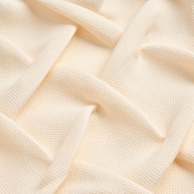 Pack of 2 Soft Decorative Throw Pillow Covers Solid 3D Weaving Pillowcases for Sofa 12X20/18X18 Inch