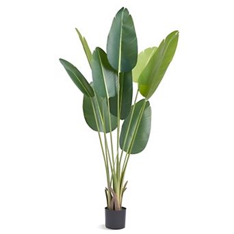 Tall Artificial Bird of Paradise Indoor Floor Plant for Living Rooms