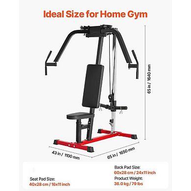 Reverse Delt and Chest Fly Machine Home Gym Shoulder and Back Training Equipment