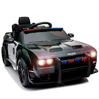 Dodge Challenger Kids' Electric Car, 12V Ride-On with Remote, Bluetooth & LED Lights