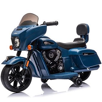 Kids 6V Electric Motorcycle - Bluetooth, LED Lights, Music, All-Terrain Ride-On Toy