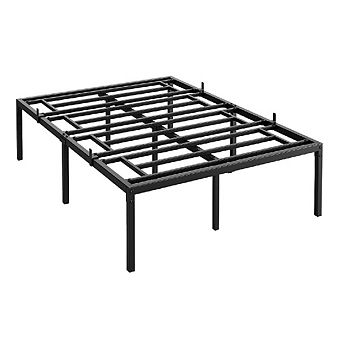12" Full Metal Bed Frame with Under-Bed Storage, Heavy Duty Platform & Noise Free Assembly