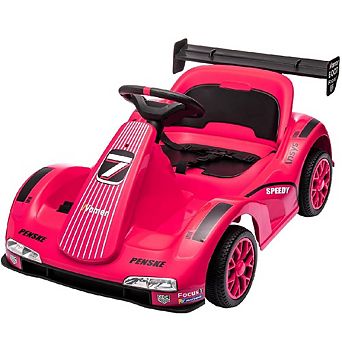 Remote Control 6V Kids Go Kart, 2MPH, ASTM Certified, with Music & Adjustable Belt