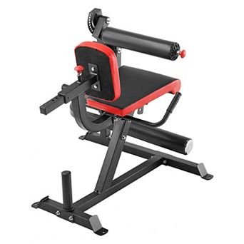 Plate-Loaded Leg Curl and Extension Machine Compact Lower-Body Gym Equipment