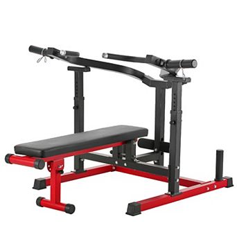 Foldable Chest Press Bench Steel Frame Home Strength Bench for Chest and Arms