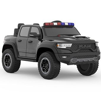 12V Licensed RAM Electric Ride-On Car for Kids w/ Remote Control & Spring Suspension