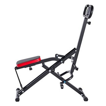 Home Squat Training Machine with Adjustable Seat and Resistance Bands