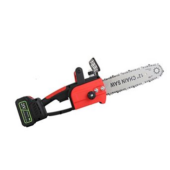 12" Cordless Electric Chainsaw with 2×21V 3.0Ah Batteries & Charger