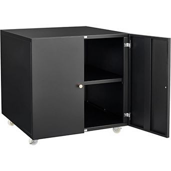 IDEALHOUSE Mobile Printer Stand Cabinet with Storage