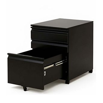 IDEALHOUSE 3-Drawer Locking Metal File Cabinet