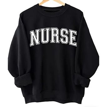 Women's Plus Size Fall Graphic Long Sleeve Crewneck Sweatshirt Oversized Loose Casual Pullover Top