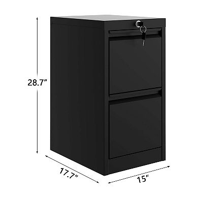 IDEALHOUSE 2-Drawer Lateral Locking File Cabinet