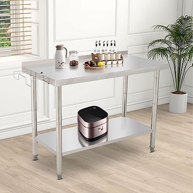 IDEALHOUSE Heavy-Duty Stainless Steel Prep Table