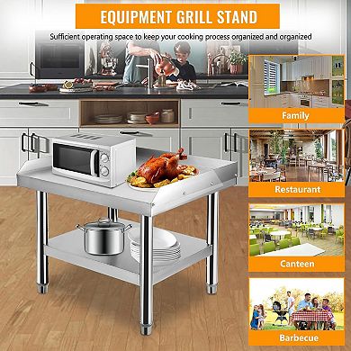 IDEALHOUSE 48 Inch Stainless Steel Equipment Grill Stand