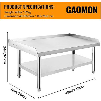 IDEALHOUSE 48 Inch Stainless Steel Equipment Grill Stand