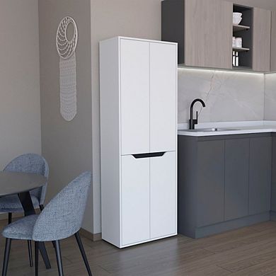 Ambery 180 Armoire Light Gray MDF