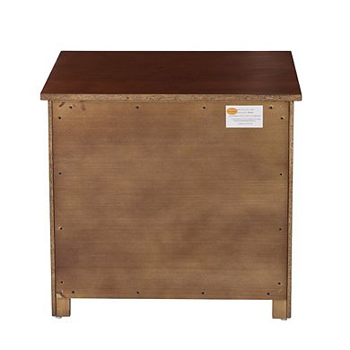 Rowe Pine Night Stand in Dark Cherry