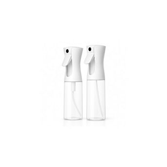 Cheer Collection Set of 2 Glass Oil Sprayer Bottles for Cooking Baking and Salad Prep