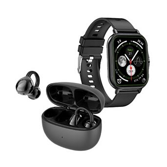 Smart Lifestyle Bundle: True Wireless Stereo Earbuds & All-in-One Bluetooth Smart Watch