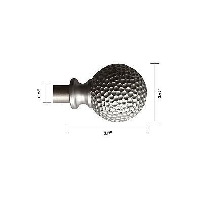 Popular Bath Palma 3/4-Inch Diameter Adjustable Decorative Curtain Rod