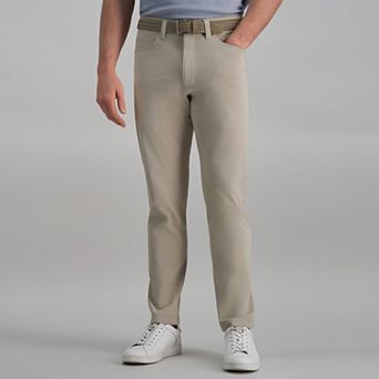 Men's Haggar® Sport Stretch Knit 5-Pocket Straight Fit Pants
