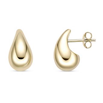 Gemminded 18k Gold Over Sterling Silver Teardrop Earrings