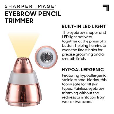 Sharper Image Eyebrow Pencil Hair Remover & Trimmer