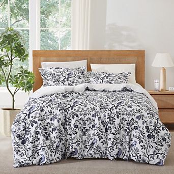 Brooklyn Loom Ava Floral Comforter Set with Shams