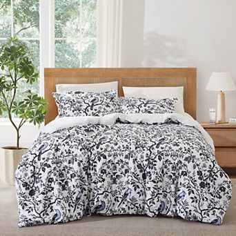 Brooklyn Loom Ava Floral Duvet Cover Set with Shams