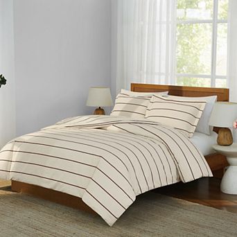 Brooklyn Loom Hayward Stripe Comforter & Sham Set