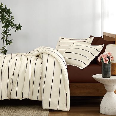 Brooklyn Loom Hayward Stripe Comforter & Sham Set