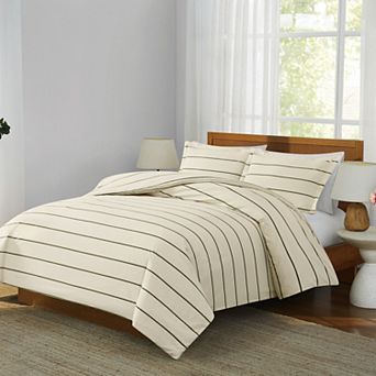 Brooklyn Loom Hayward Stripe Comforter & Sham Set