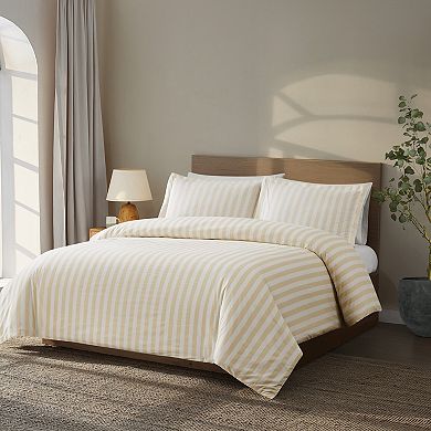 Brooklyn Loom Levi Stripe Duvet Cover & Sham Set
