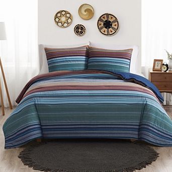 Brooklyn Loom Met Stripe Yarn Dye Comforter Set with Shams