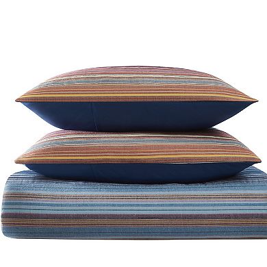 Brooklyn Loom Met Stripe Yarn Dye Comforter Set with Shams