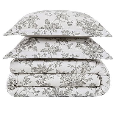 Brooklyn Loom Mila Floral Duvet Cover Set with Shams