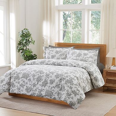 Brooklyn Loom Mila Floral Duvet Cover Set with Shams