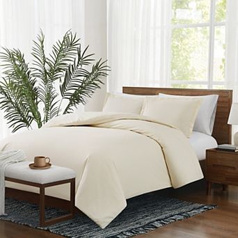 Brooklyn Loom Pinstripe 3 pc Comforter Set with Shams