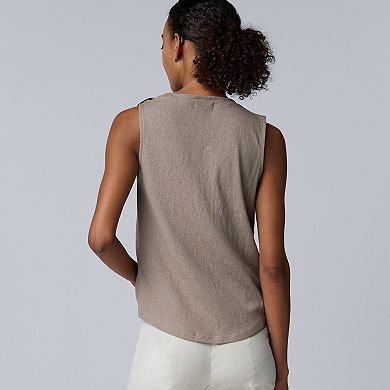 Women's Simply Vera Vera Wang Hardware Tank Top