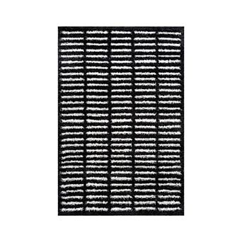 World Rug Gallery Bohemian Stripe Lines Shag Throw, Area or Runner Rug