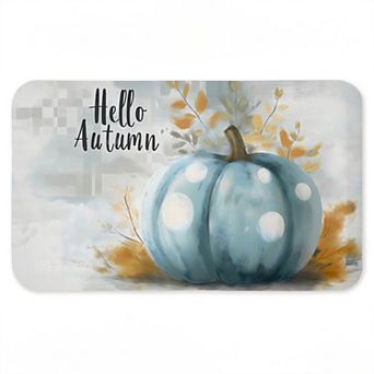 Stupell Home Decor Autumn Harvest Pumpkins Kitchen Mat