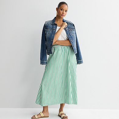 Women's Sonoma Goods For Life® Poplin Maxi Skirt