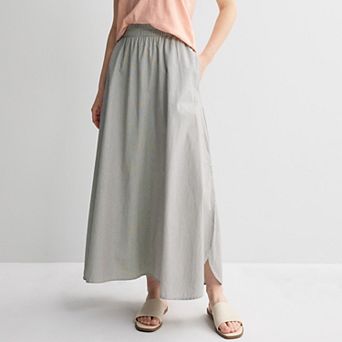 Women's Sonoma Goods For Life® Poplin Maxi Skirt