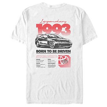 Men's Toyota Supra Born To Be Driven Graphic Tee