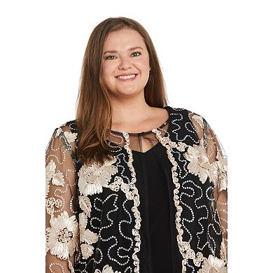 Plus Size R&M Richards 3-pc. Pantsuit