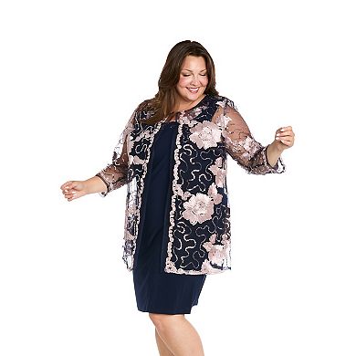 Plus Size R&M Richards Jacket Dress