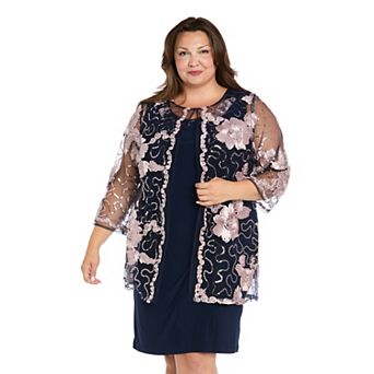 Plus Size R&M Richards Jacket Dress