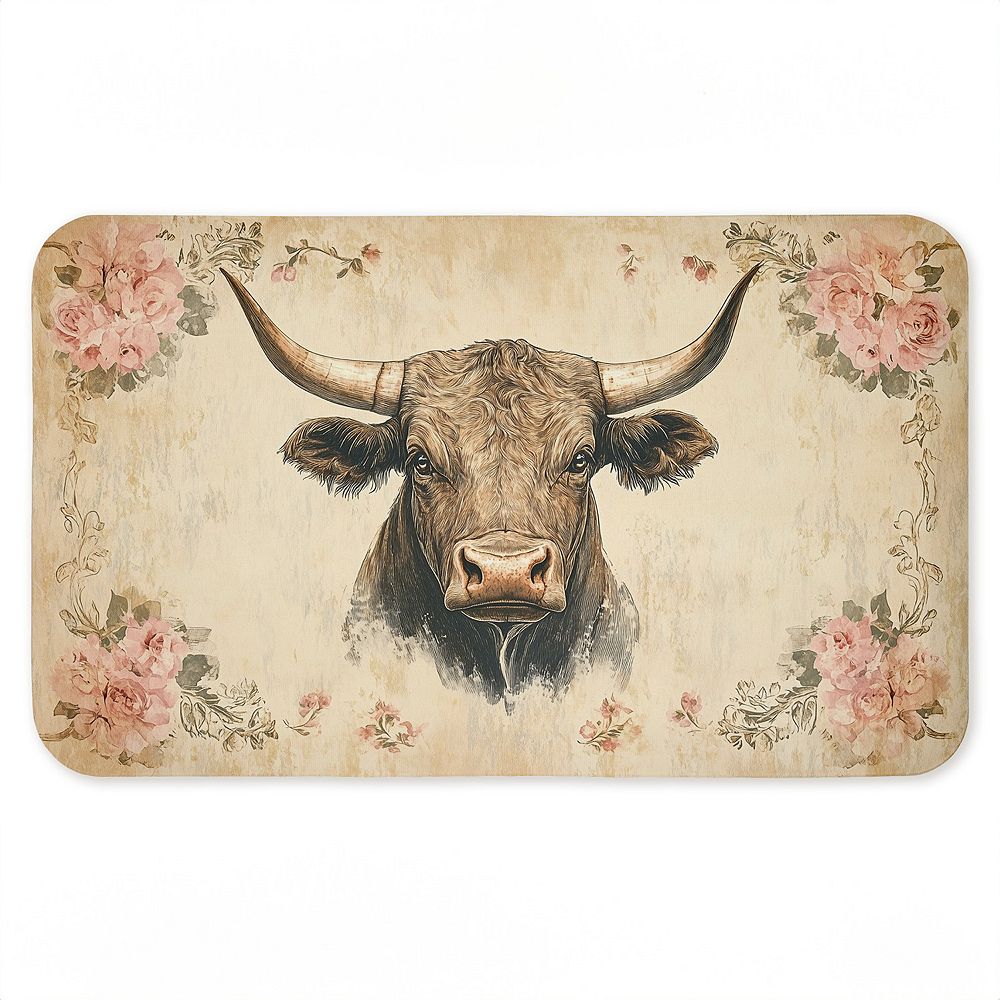 Stupell Home Decor Cattle Anti Fatigue Kitchen Mat