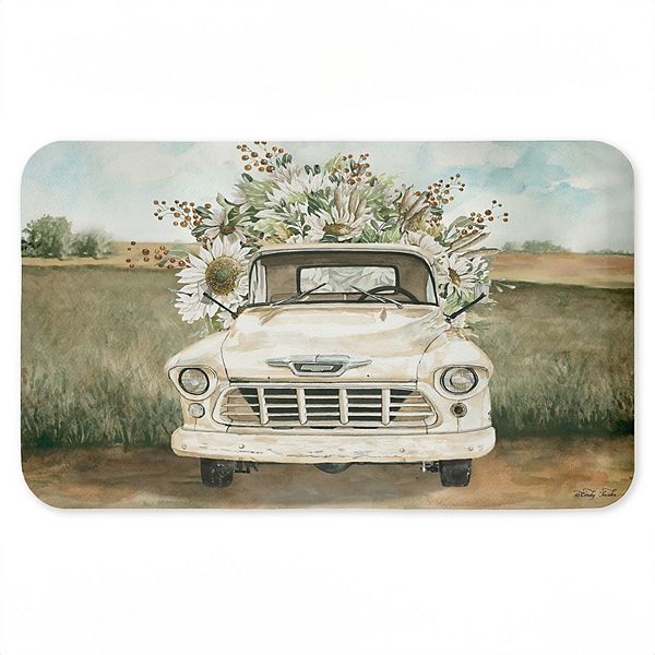 Stupell Home Decor Vintage Delivery Anti Fatigue Kitchen Mat